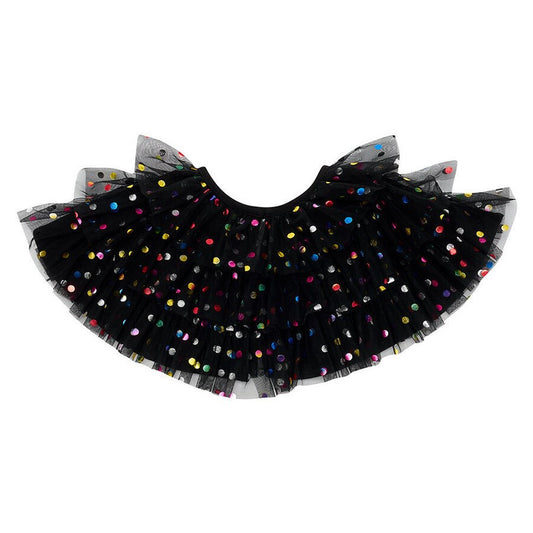 bob & blossom black rainbow spot cape at whippersnappers online