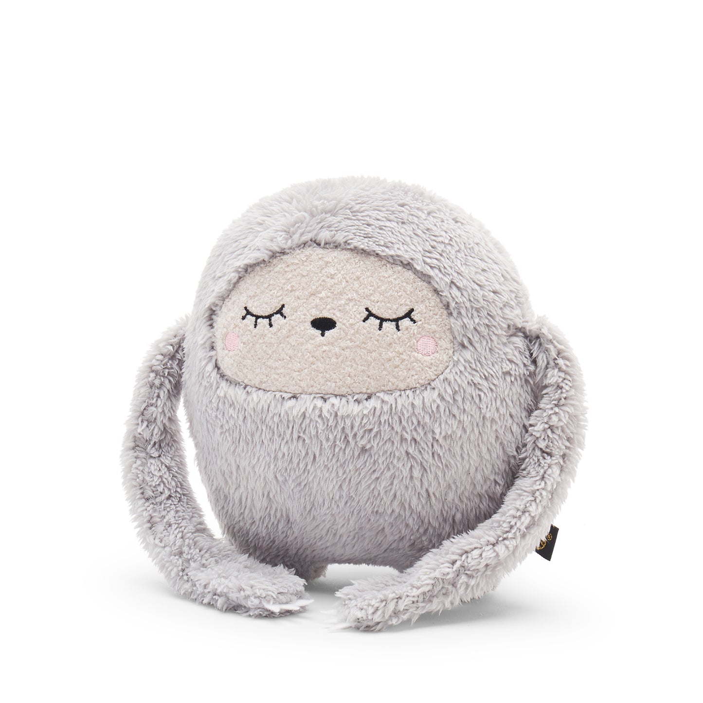 noodoll riceless grey sloth plush toy at whippersnappers online