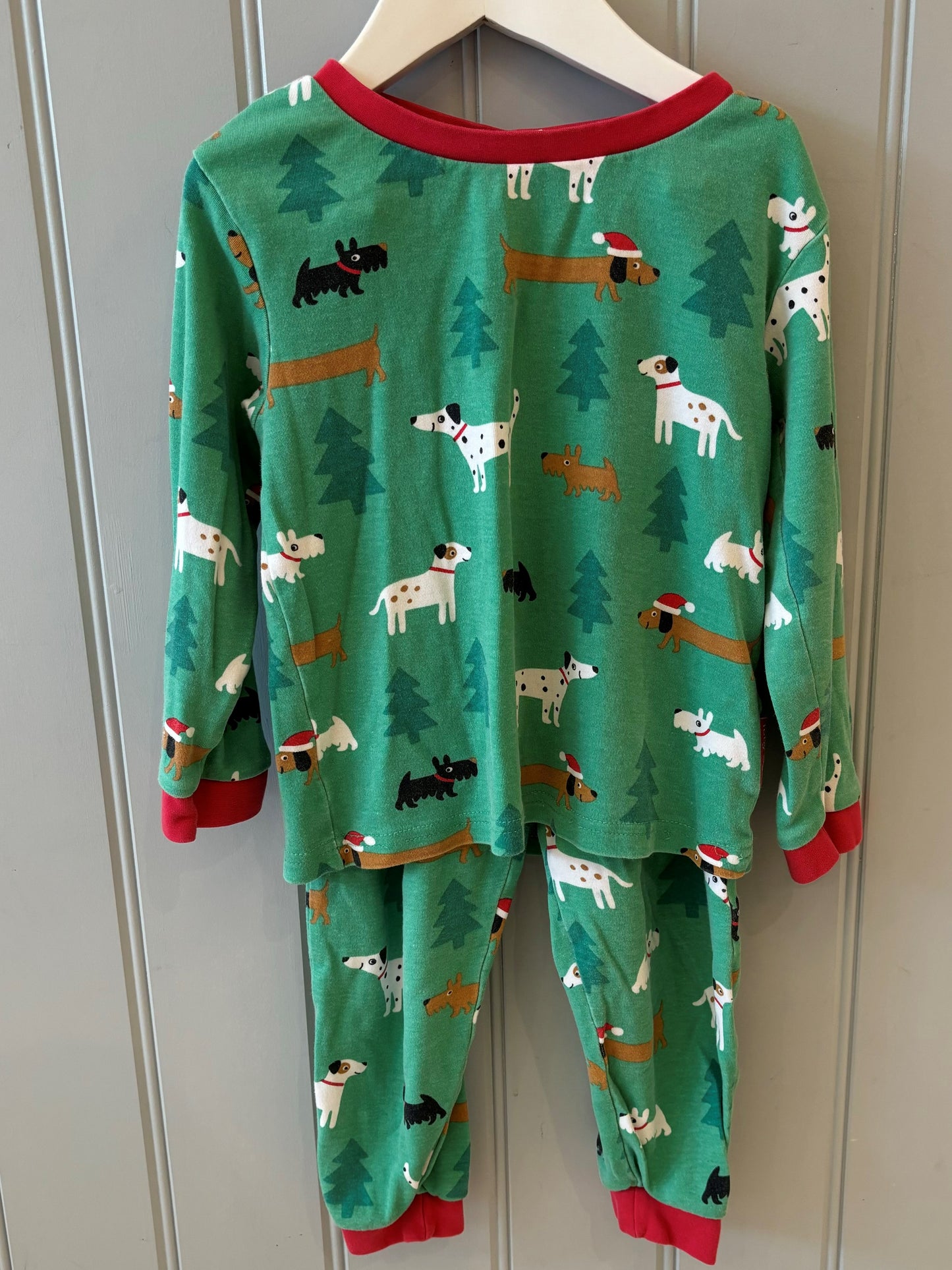 Pre-loved Christmas Print Pyjamas by Toby Tiger